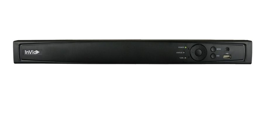 InVid UN1A-8X8-16TB 8 Channel Network Video Recorder with 8 Plug and Play Ports, 16TB