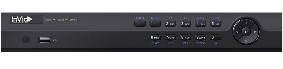 InVid UN1B-4X4-2TB 4 Channels Network Video Recorder with 4 Plug & Play Ports, 4K, 2TB