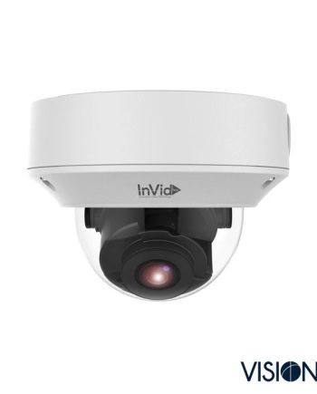 InVid VIS-P4DRXIRA2812LC 4 Megapixel Day/Night Outdoor IR Rugged Dome Camera, 2.8-12mm Lens