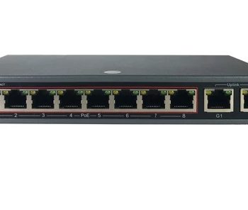 InVid VIS-POE8-2 8 Port PoE Switch with 2 Up-link Ports