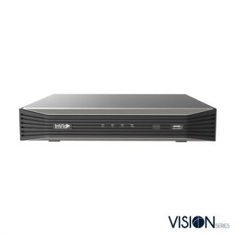 InVid VN1A-4X4-2TB 4 Channel NVR with 4 Plug & Play Ports, 40 Mbps, 1 HD Bay, 2TB