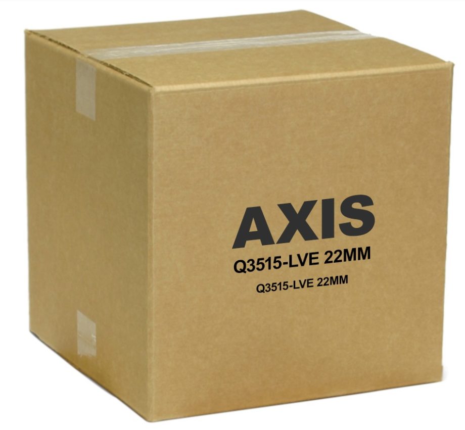 Axis 01046-001 Q3515-LVE 2 Megapixel Network Outdoor IR Dome Camera, 9-22 mm Lens