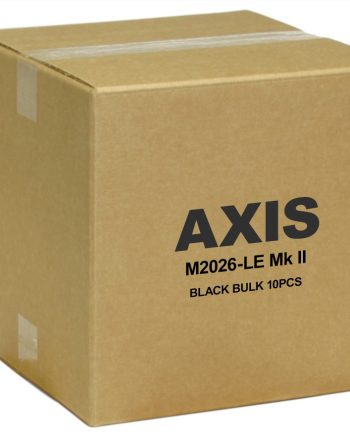 Axis 01050-021 M2026-LE 4 Megapixel Network Outdoor IR Bullet Camera, 2.4 mm Lens, Black