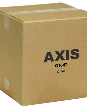 Axis 01051-001 Q1647 5 Megapixel Video with 1/2″ Sensor and I-CS Lens Box Camera, 3.9-10mm