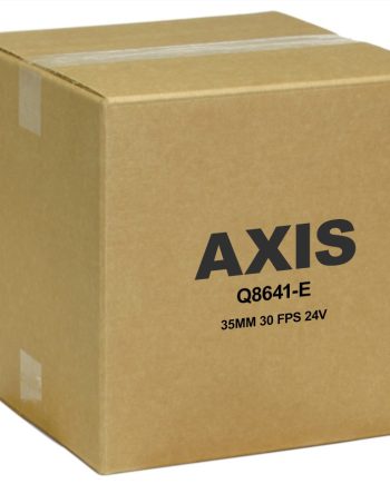 Axis 01119-001 Q8641-E Thermal Network Camera Unobstructed Views and Long-Distance Detection, 35mm Lens