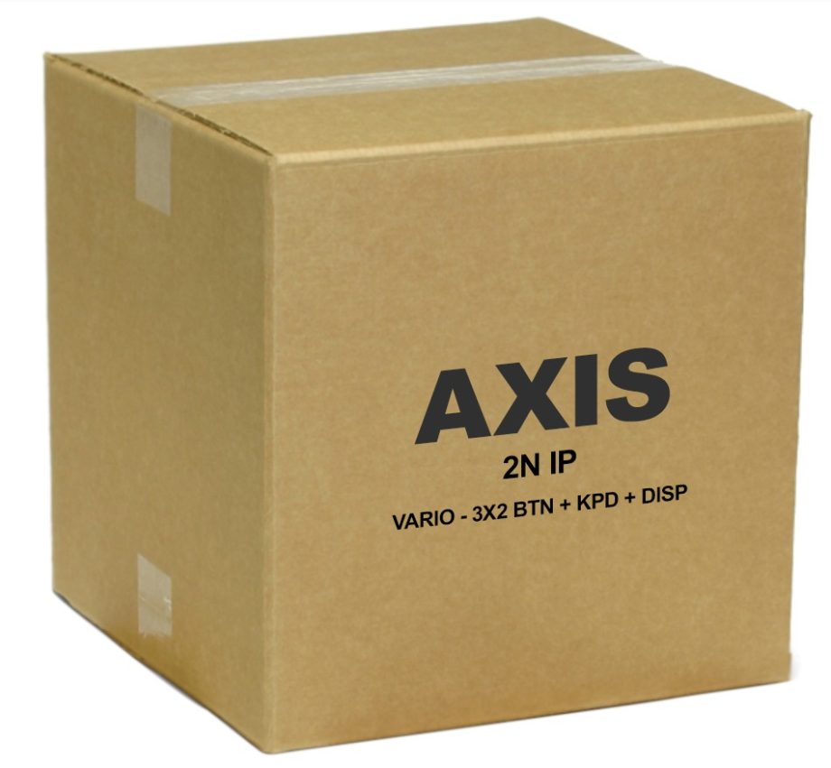 Axis 01312-001 3×2 Buttons, Keypad, Display Door Station Video/Audio Intercom