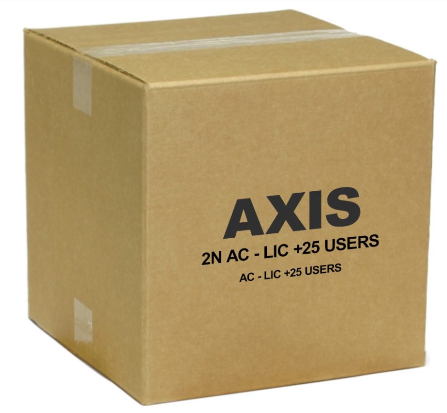 Axis 01373-001 2N Access Commander – License for Adding 25 Users (Block of 25 Licenses)