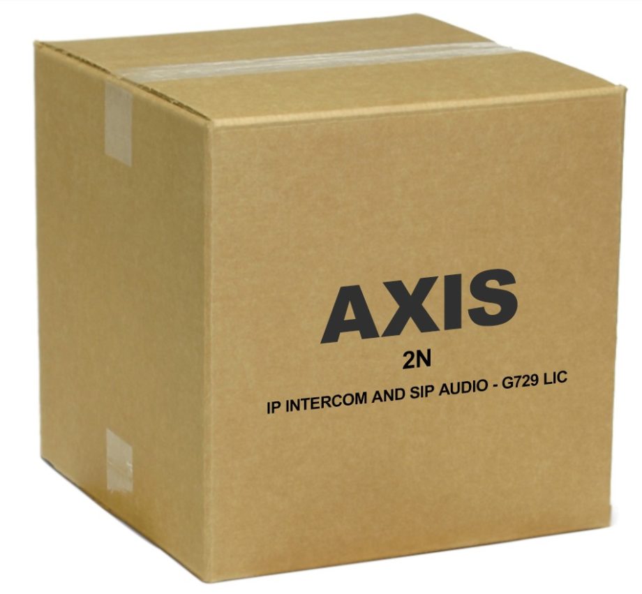 Axis 01375-001 2N IP Intercom and SIP Audio – License for G.729 Audio Codec