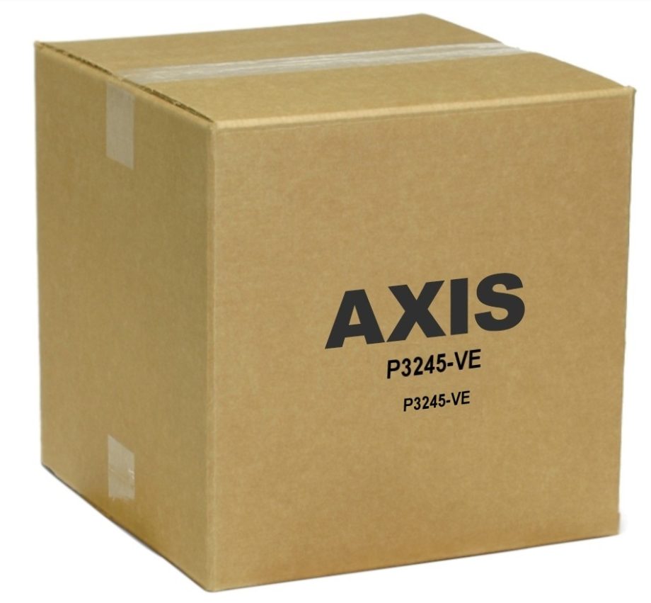 Axis 01594-001 P3245-VE 2 Megapixel Outdoor Network Dome Camera, 3.4-8.9mm Lens