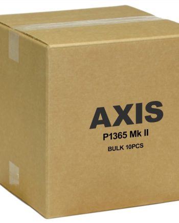 Axis 0897-021 P1365 Mk II 2MP Indoor Box Camera, 10 Pack, No Power Supplies, 2.8-8mm Lens