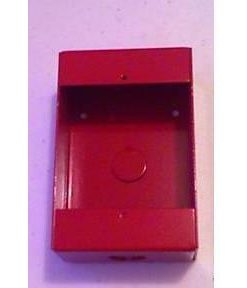 GE Security Interlogix 103-25 Red Surface Back Box for 103-20 Through 103-42