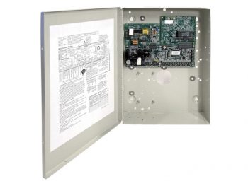 GE Security Interlogix 120-3603F Main Panel European Enclosure with Feature Expansion Board and 230V Transformer, French