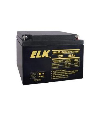 ELK 12260 Sealed Lead Acid Battery 12V 26.0Ah