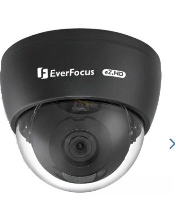 EverFocus ECD910FB 1080P AHD Indoor Dome Camera, 2.8-12mm Lens, Black