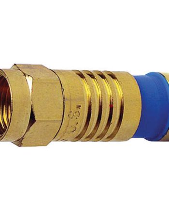 Platinum Tools 18205 F RGB Compression Connector 24 AWG Gold Plate