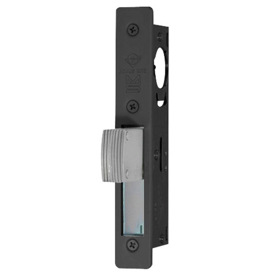 Adams Rite 1850S-320-335 Deadlock with Short Throw and 1-1/8″ Backset in Black Anodized