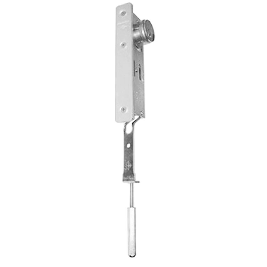 Adams Rite 1877-626 Cylinder-Operated Flushbolt with Armored Faceplate for Wood Doors in Satin Chrome