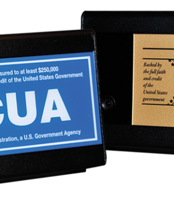 IRIS 1SCN Teller Sign Camera with NCUA Sign, 3.8mm Lens