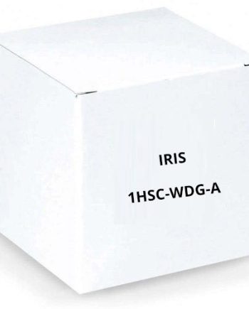IRIS 1HSC-WDG-A Wedge 15° Height Strip Camera Aluminum Color Finish