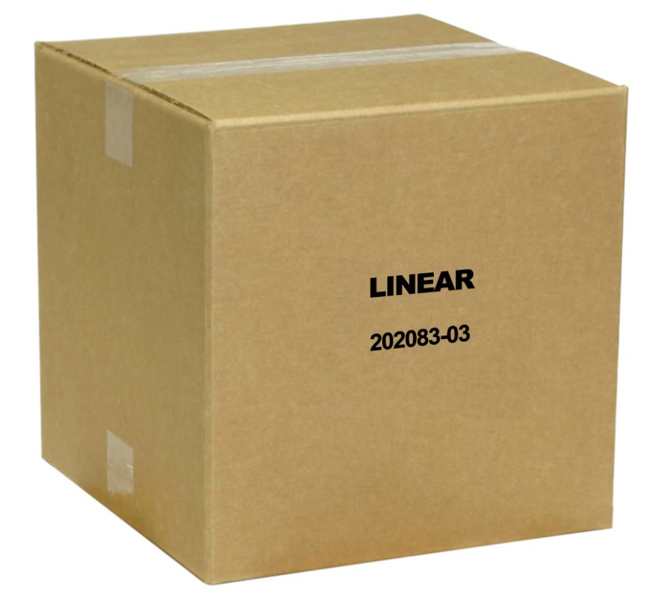 Linear 202083-03 Assembly, Case, DT, Black, Single Button