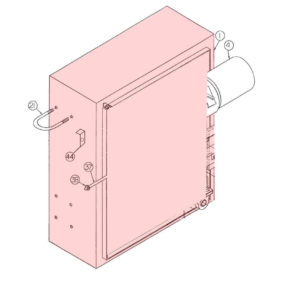 Linear 2120-359-BT Enclosure with Door H/GSLG-A See Memo