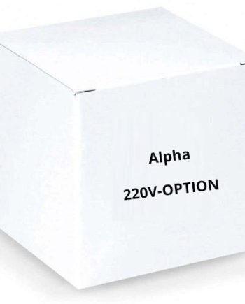 Alpha 220V-OPTION Optional 220VAC Power Supply