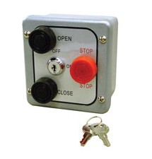 Linear 2500-1322 Exterior 3-button station, OPEN-CLOSE-STOP