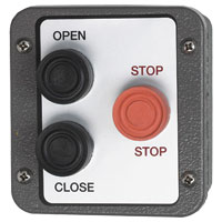 Linear 2500-1482 Exterior 3-Button Station, Surface Mount
