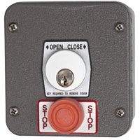 Linear 2500-2483 Exterior Key Station with Stop Button