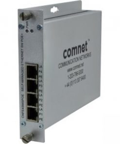 Comnet CNFE8TXM12MS 8-Port Hardened 10/100Mbps Managed Ethernet Switch, M12