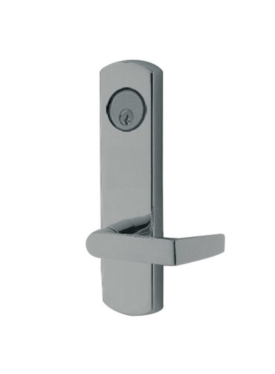 Adams Rite 3080E03-0-33-35-32D 12V Fail-Safe Electrified Entry Trim with Square Lever in Satin Stainless