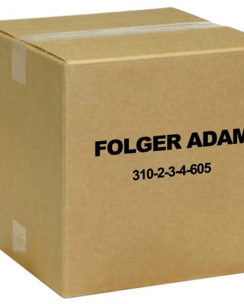 Folger Adam 310-2-3-4-605 Electric Strike Faceplate in Bright Brass