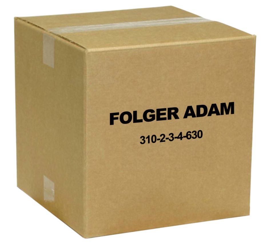 Folger Adam 310-2-3-4-630 Electric Strike Faceplate in Satin Stainless Steel