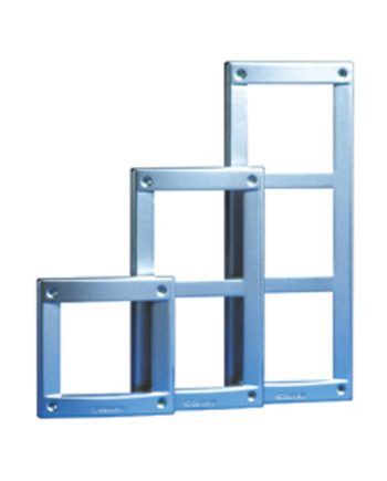 Comelit 3161-1A Module-Holder Frame for Vandalcom 1 Module Entrance Panel, Stainless Steel Color