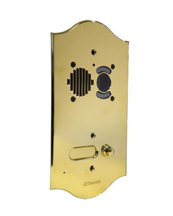 Comelit 3201-RI Roma Series Audio/Video Entrance Panel For Ikall Unit, 1 Button