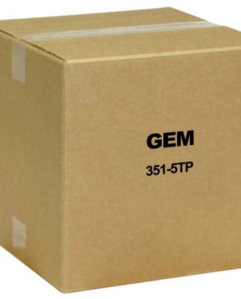 GEM 351-5TP BNC Female 1 Pc Twist-On 50 Ohm, RG6, 10 Pack