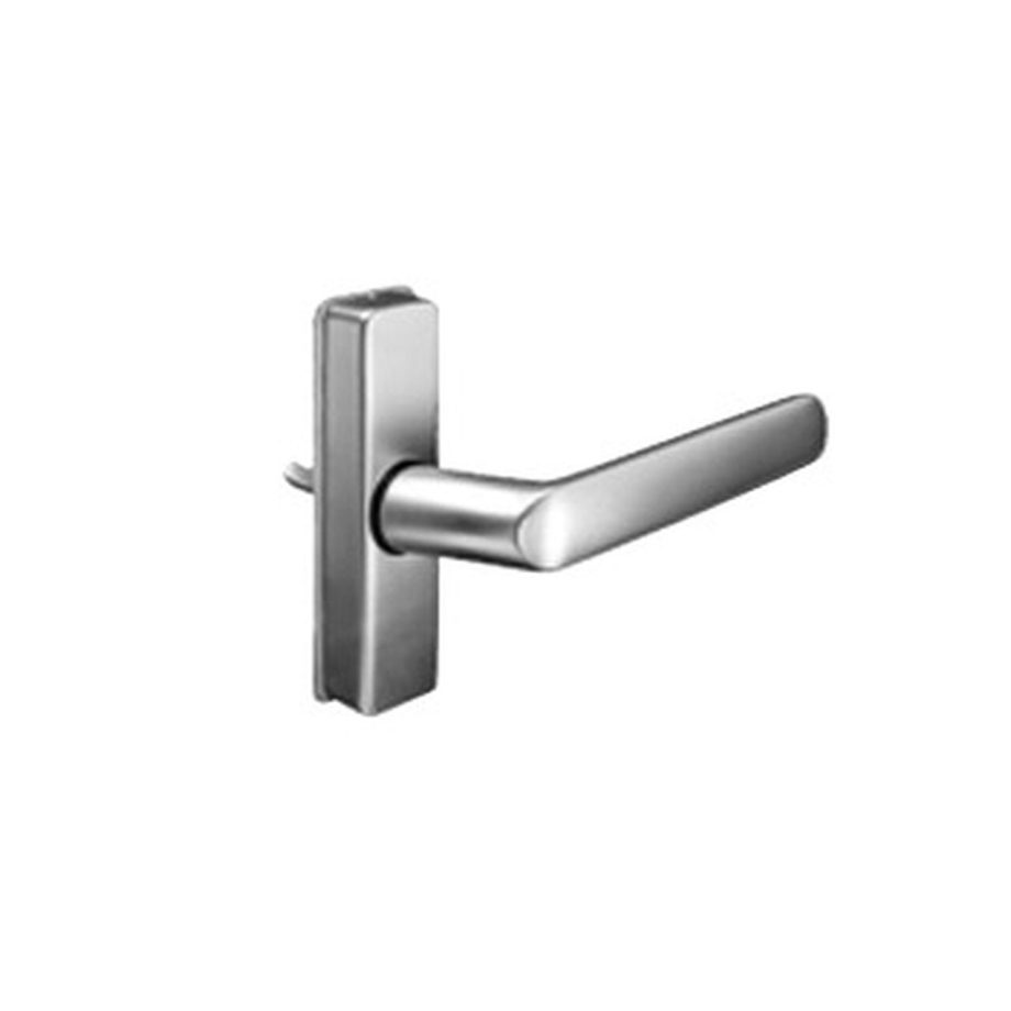 Adams Rite 4568-012-130 Eurostyle Deadlatch Handle for MS+1890 Series in Clear Aluminum