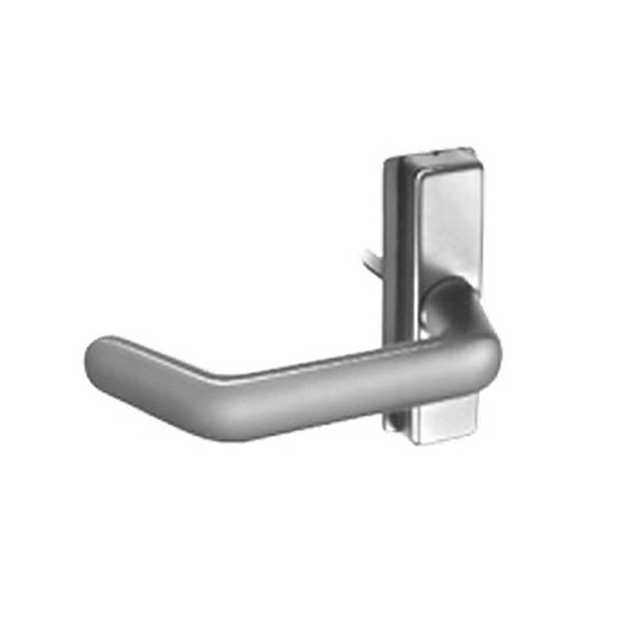 Adams Rite 4569-011-130 Eurostyle Deadlatch Handle for MS+1890 Series in Clear Aluminum