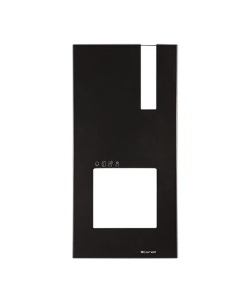 Comelit 4793MB Black Faceplate for Quadra Entrance Panel with Buttons