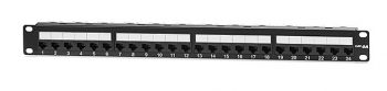 West Penn 48458MD-C6AC 48-Port Category 6A MD-Series Patch Panel, 3.50″ H