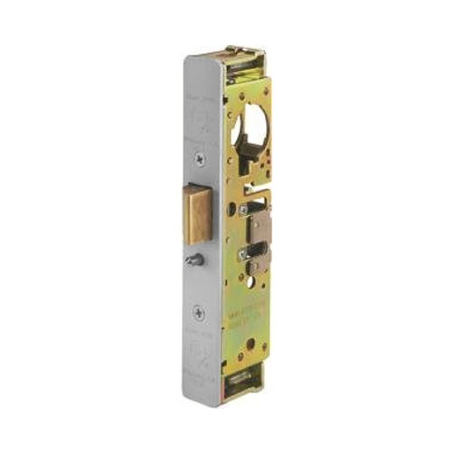 Adams Rite 4911W-25-202-628 Heavy Duty Deadlatch with Radius Faceplate with Weatherseal in Clear Anodized