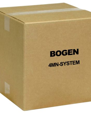 Bogen 4MN-SYSTEM Quad Driver Speaker Module with Yoke Bracket and Pole Stand Adaptor in Pelican Case with DSP, AMP