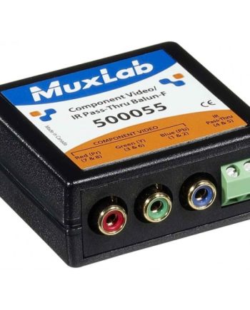 MuxLab 500055 Component Video/IR Pass-Thru Balun, Female