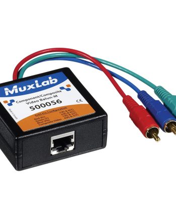 MuxLab 500056 Component-Composite Video Balun, Male