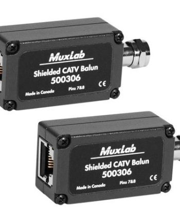 MuxLab 500306-2PK Shielded CATV Balun, 2-Pack