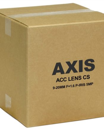 Axis, 5502-801, Lens CS 9-20mm F=1.6 P-Iris 5mp