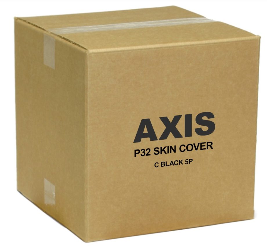 Axis 5506-031 Skin Cover C for P3214-V Network Camera (Black, 5-Pack)