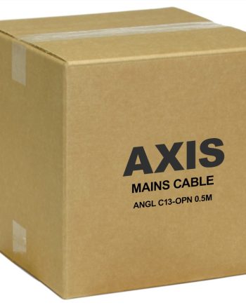 Axis 5506-244 Mains Cable with Angled Connector for T8133 and T8134 Midspans (1.6′)
