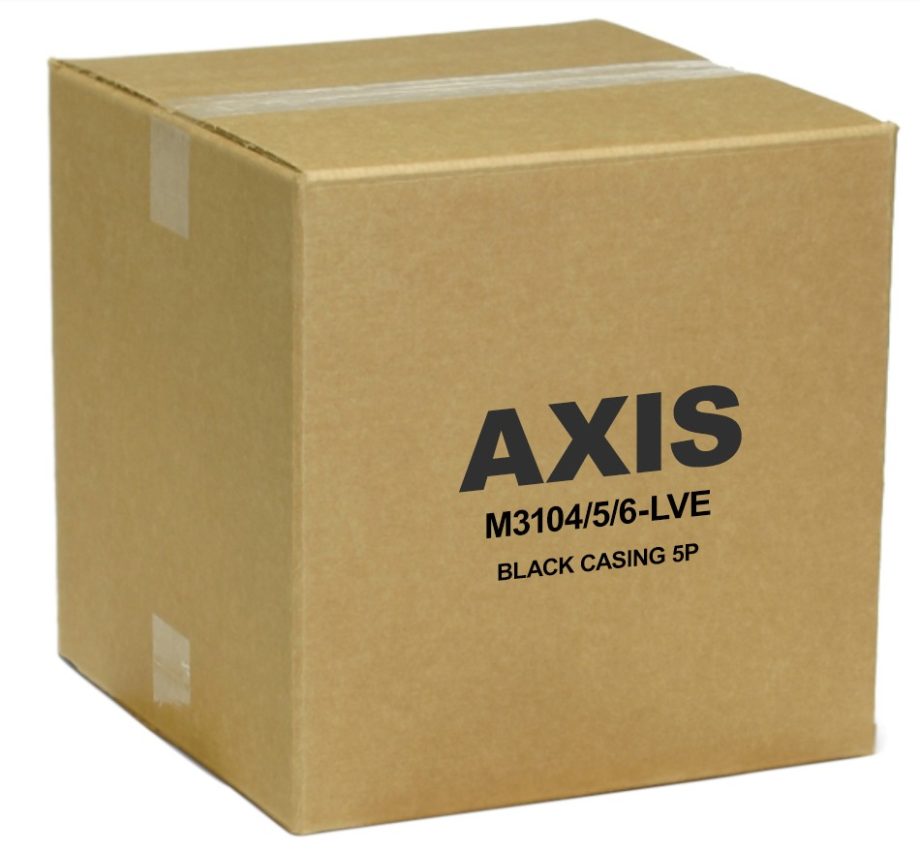 Axis 5801-411 M3104/5/6-LVE Black Casing – 5 pack
