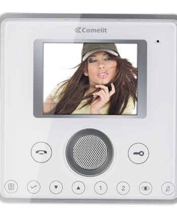 Comelit 6101W Planux Hands-Free Full Duplex Monitor-White Face Plate
